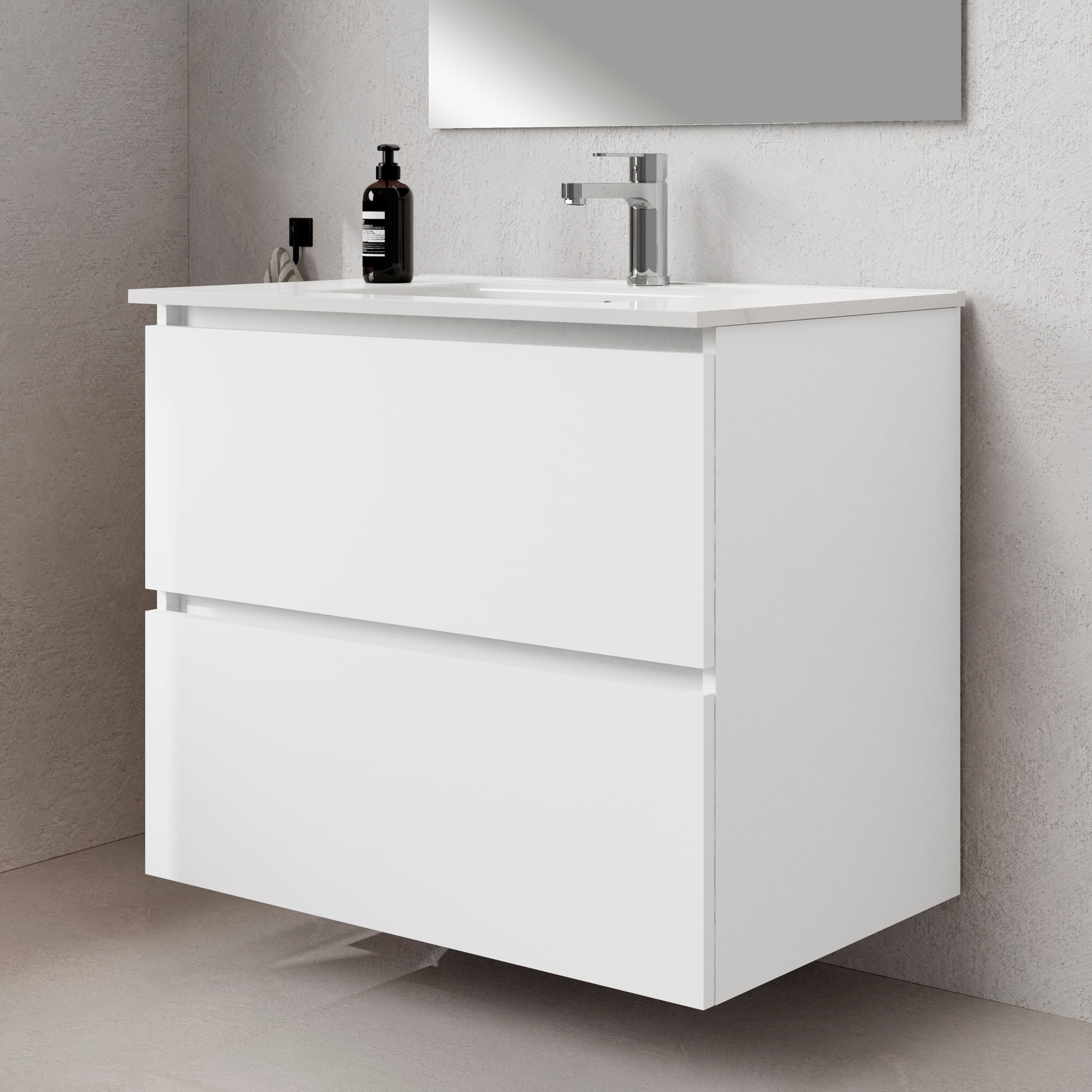 Ensemble de salle de bain SEA Alday, 80cm, Bois Naturel