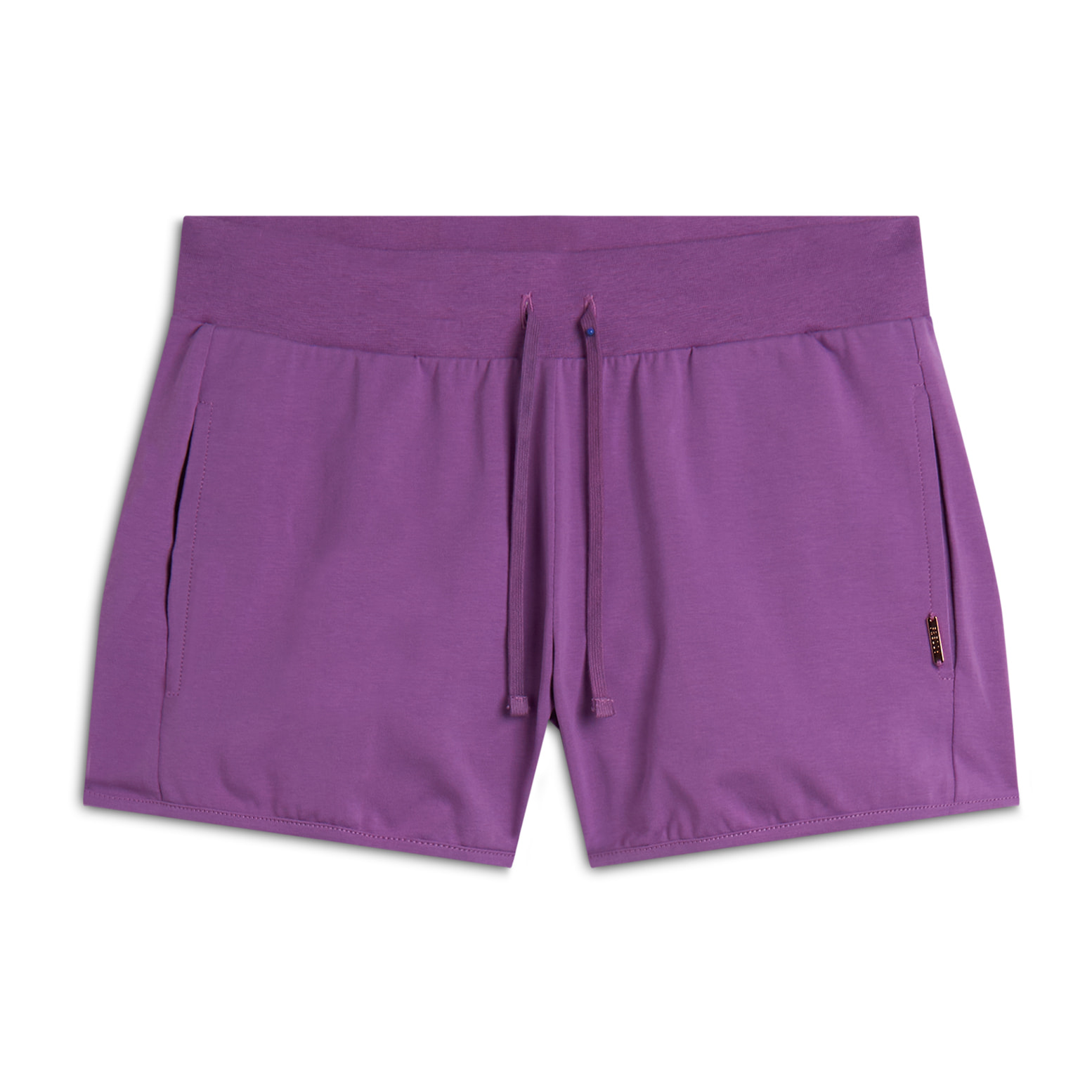 Pantaloncini shorts da donna con morbida vita in costina