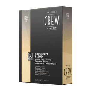 AMERICAN CREW Precision Blend Natural Grey 3x40ml 7-8 Light