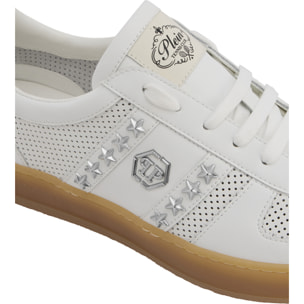 PHILIPP PLEIN Perforated Leather Sneakers RETRO REBEL