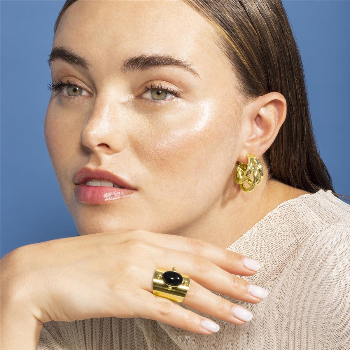 Pendientes Lux by Lux acabados Oro Amarillo de 18 Kts