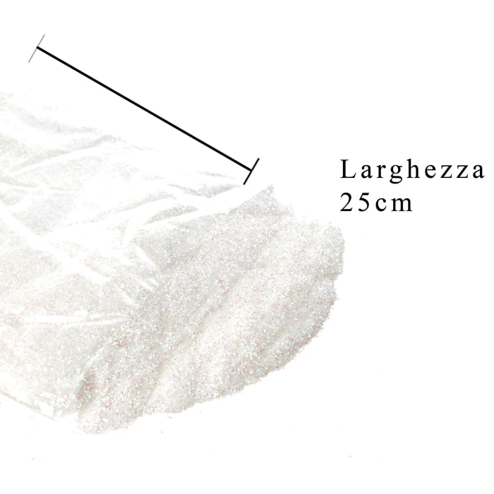 Glitter iride a kg - Pezzi 1 - 25xH3x18cm - Bianchi Dino SpA
