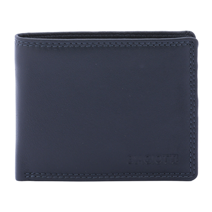 Portafoglio  da uomo In Vera pelle Made in Italy 8,5x11x2,5 cm