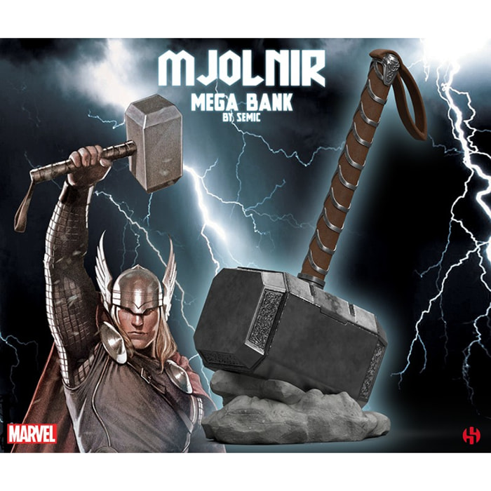 SEMIC MARVEL THOR'S MJOLNIR MEGA BANK SALVADANAIO