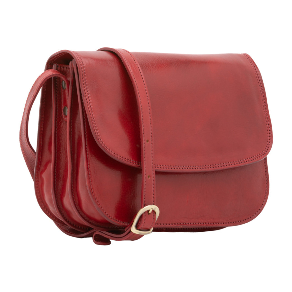 Borsa a tracolla  da donna In Vera pelle Made in Italy 27x20x12 cm