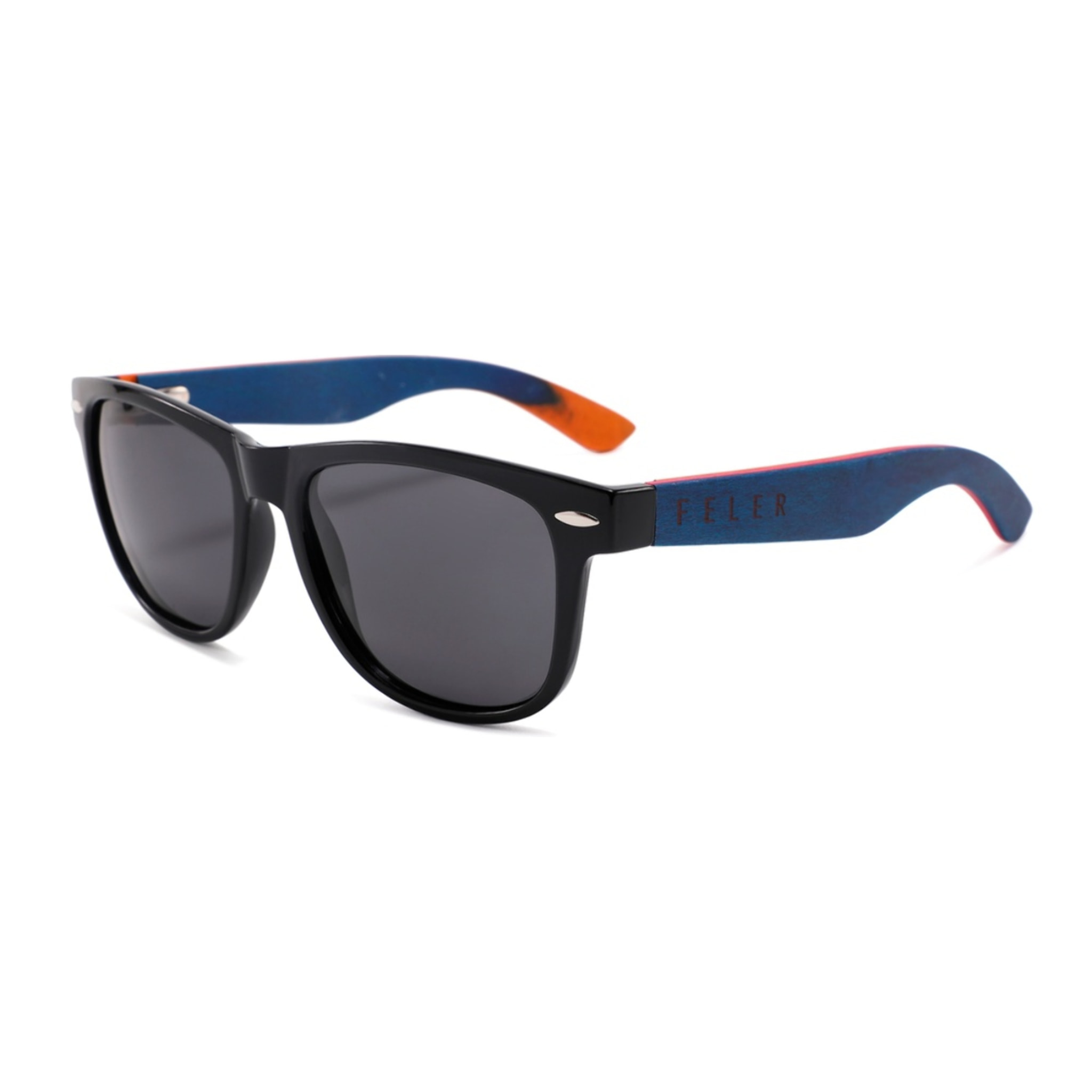 Gafas de Sol Feler 1501-8 Polarizadas de Madera Unisex 52 mm