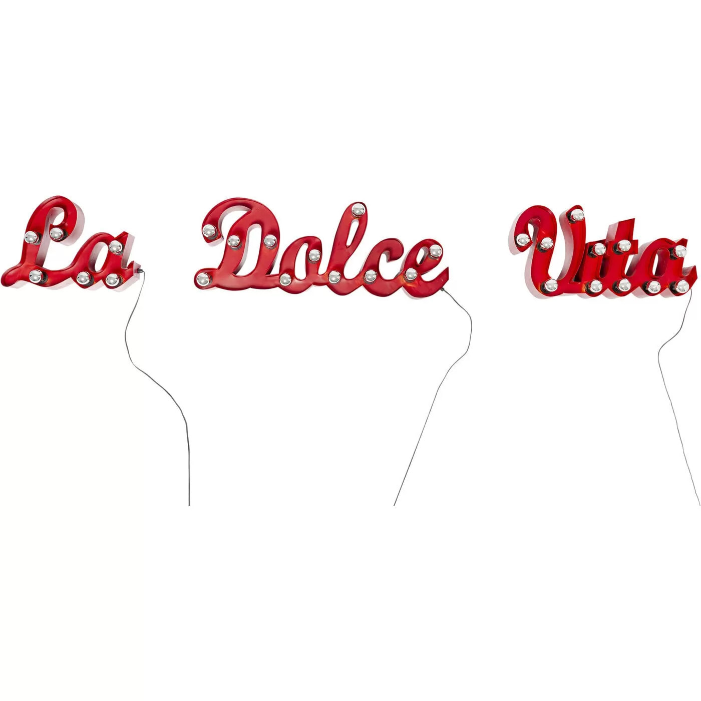 Applique murale La Dolce Vita rouge Kare Design