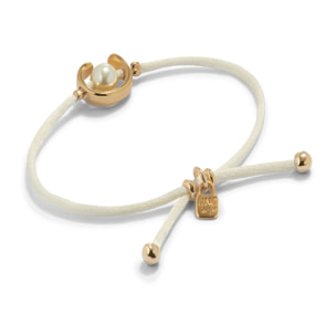 Pulsera SER DIFERENTE CREMA M