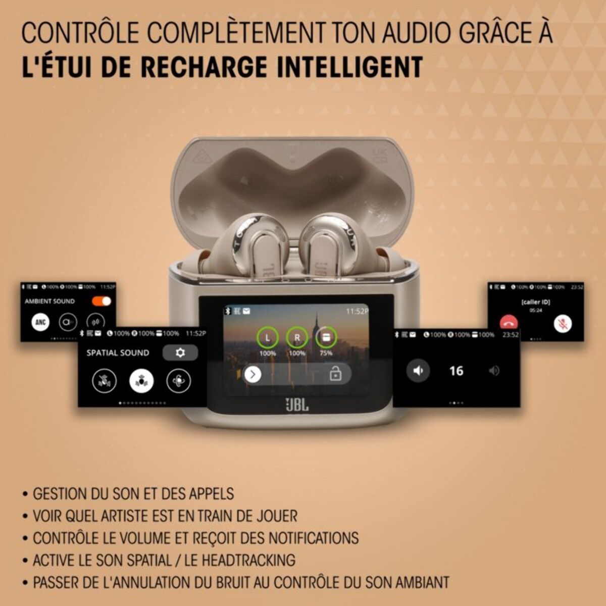 Ecouteurs JBL Tour Pro 3 Noir