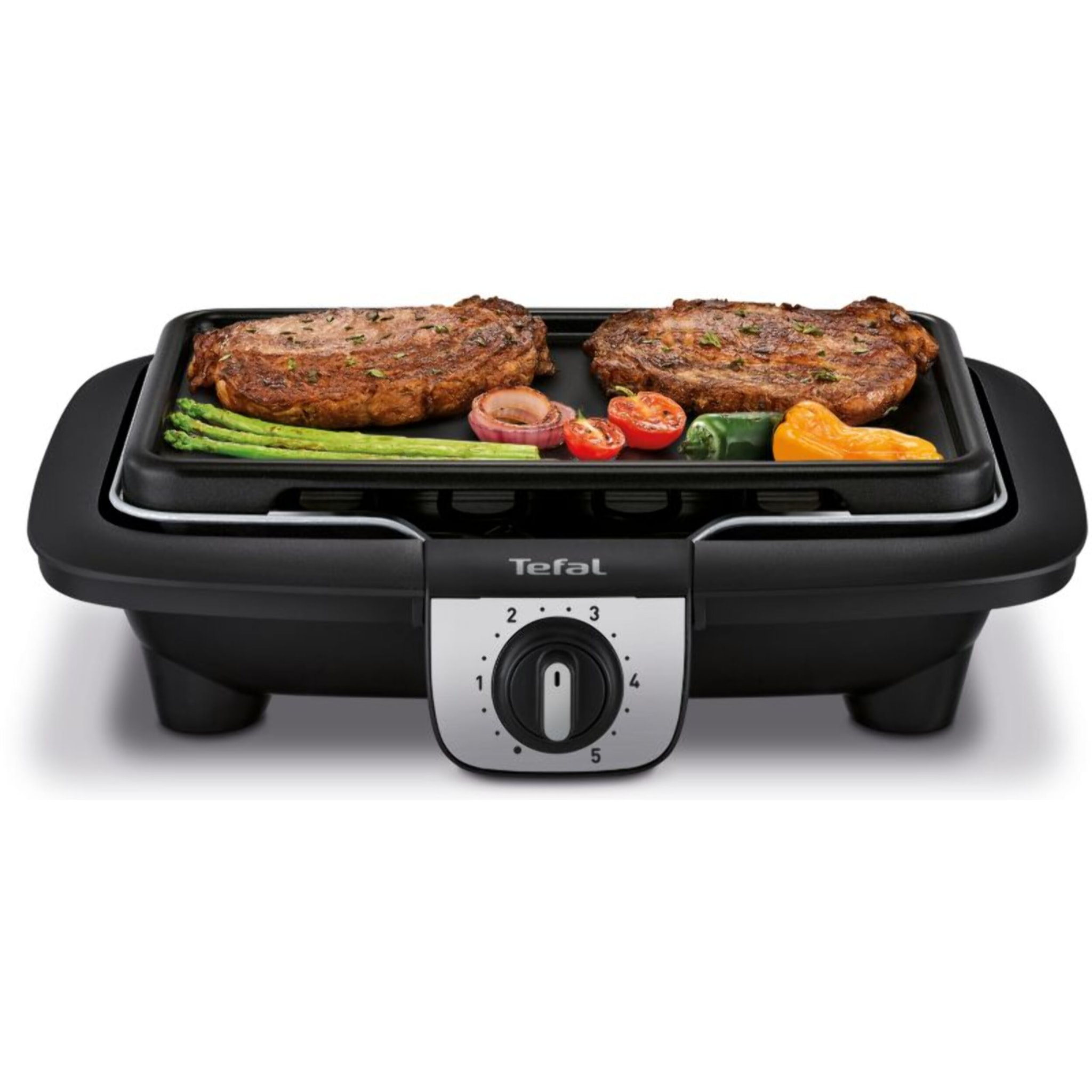 Barbecue électrique TEFAL BG931812 easygrill 2 en 1 sur pieds, 35x21 cm