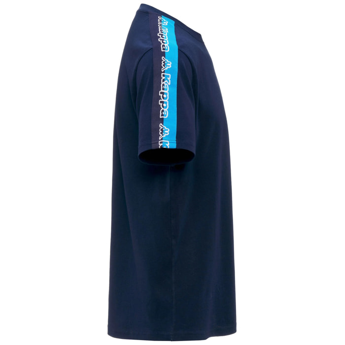 Kappa - T-Shirts & Top Uomo Blu - Logo Tape Gramio