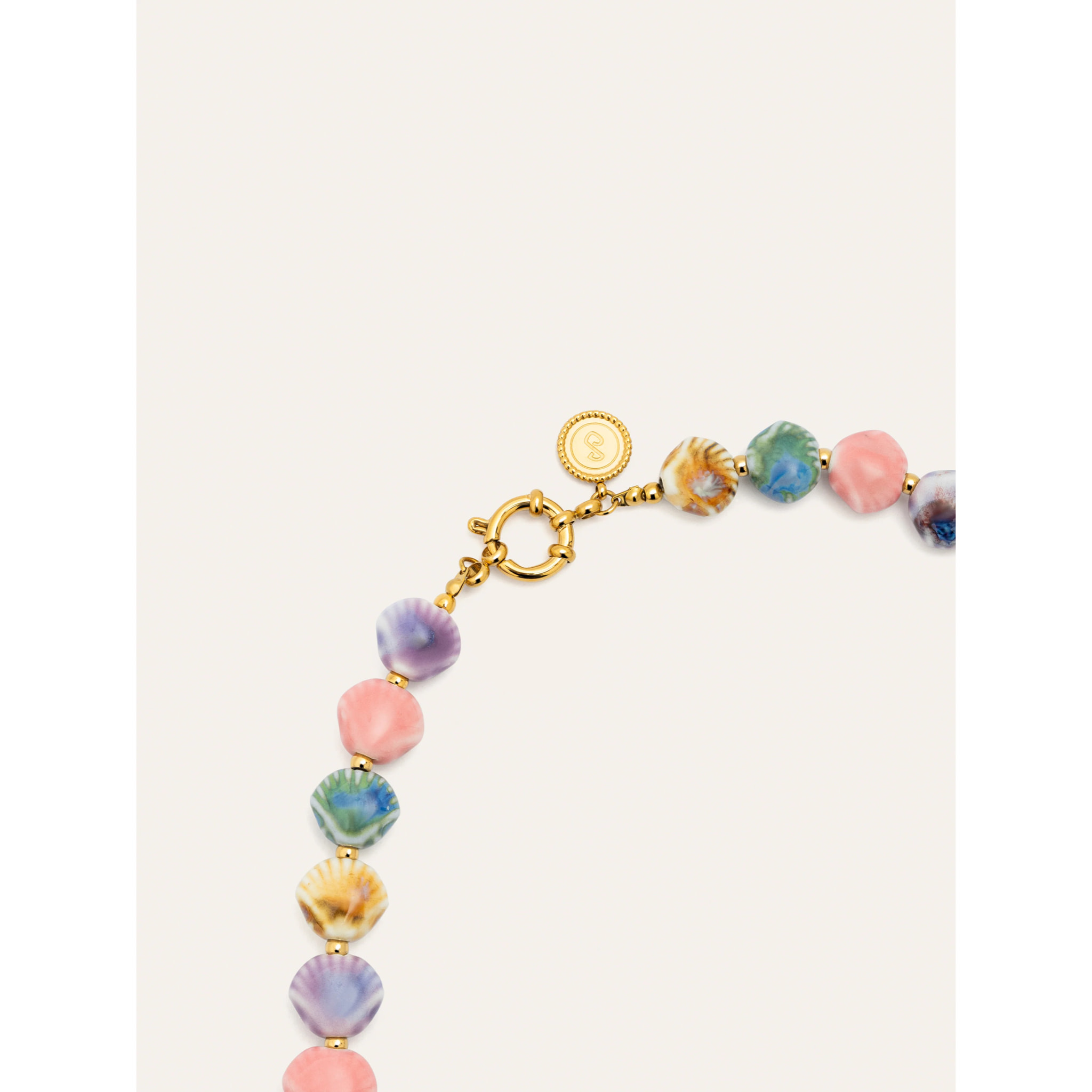 Collar Seaside Acero Baño Oro