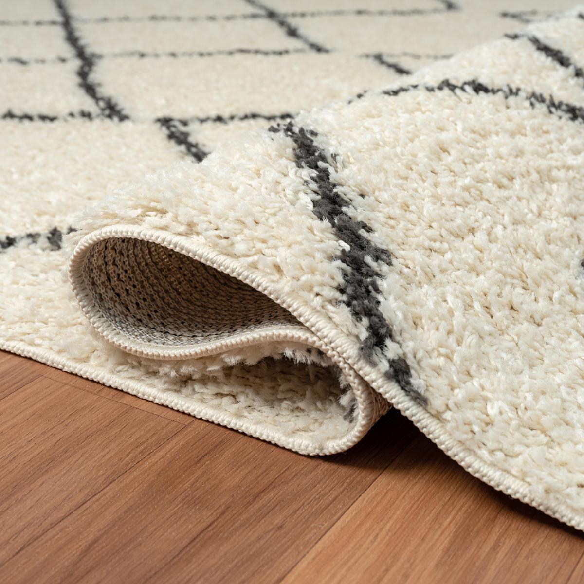 Tapis berbère tissé motifs ethno-chic HOVU