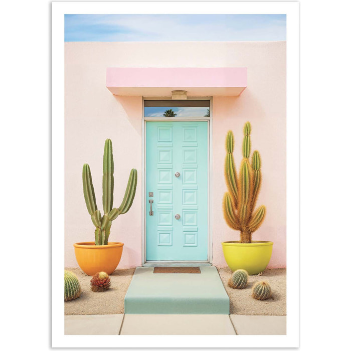 Affiche - Pretty Pastel Palm Springs - Philippe Hugonnard