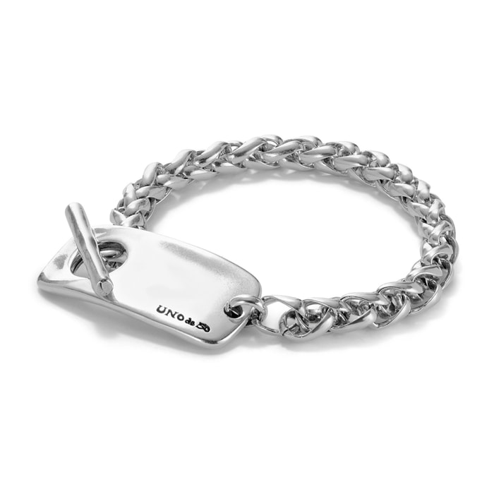 Pulsera SER NATURAL PLATEADO XL