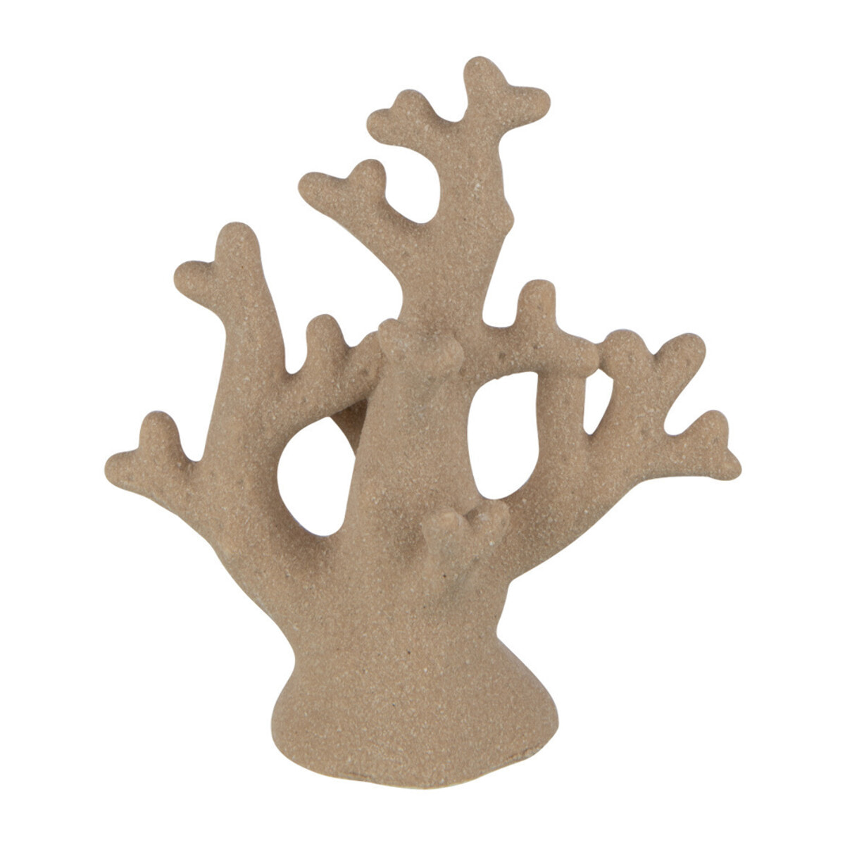 J-Line décoration Corail Sable - porcelaine - beige - small