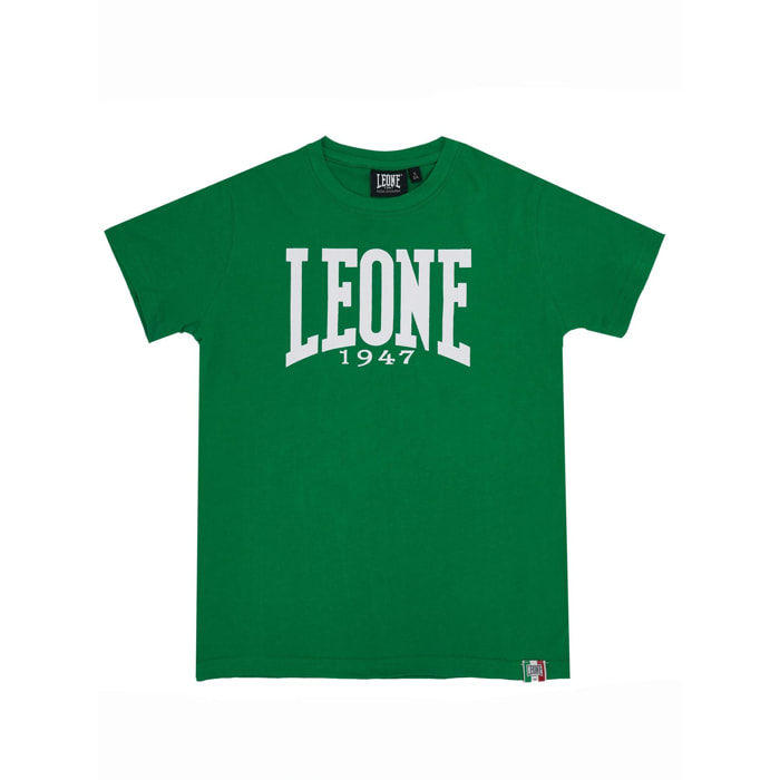 Camiseta básica de manga corta niño logo grande