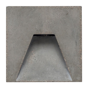 FORLIGHT EMPOTRABLE DE PARED IP65 TAKE LED 1.9 BLANCO CÁLIDO - 3000K ON-OFF CEMENTO 135