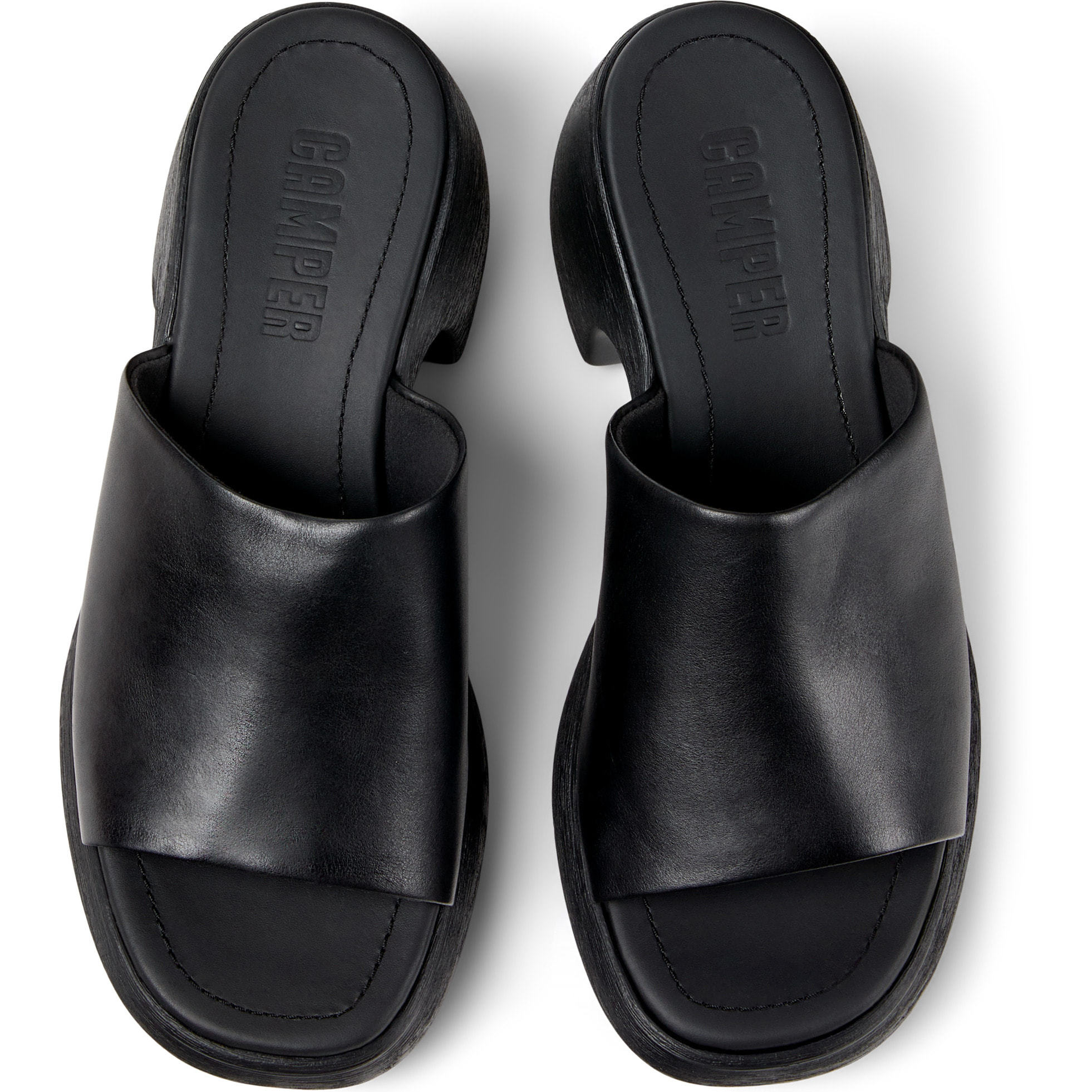 Sandalias - CAMPER Thelma Sandal - Negro - Cuero liso
