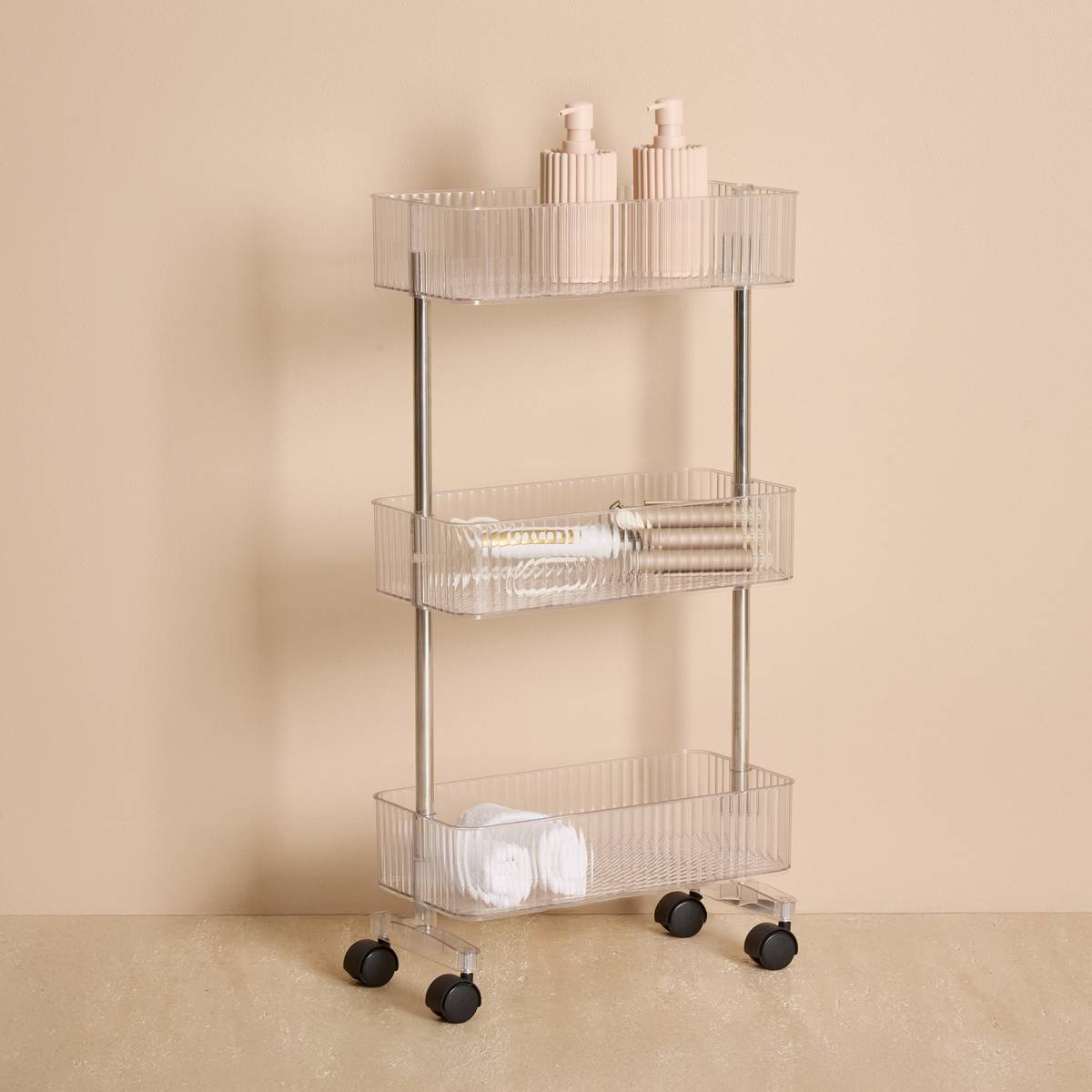 Desserte 3 niveaux H28.5cm