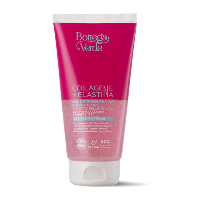 Collagene + Elastina - Gel detergente viso - rinnovatore effetto pelle nuova