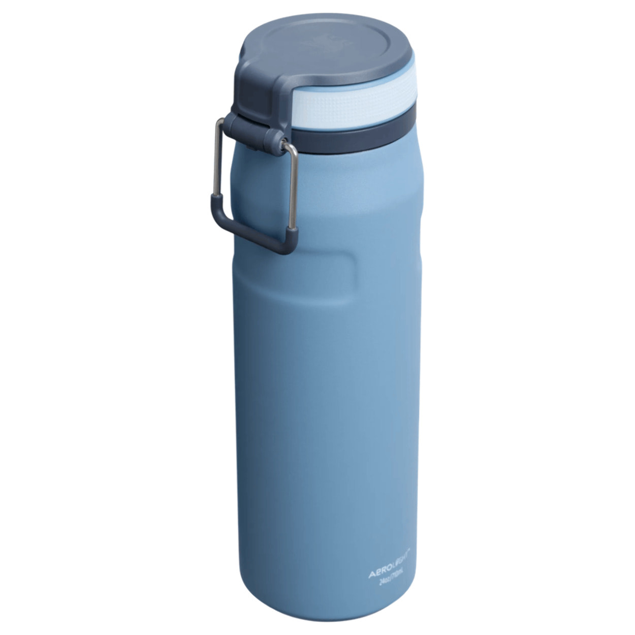 Botella de agua Isotermica Con Pajita - 0,7L - ICEFLOW™ BOTTLE TWIST FLIP 2.0 - Indigo