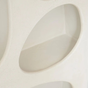 Etagère murale Chesni blanc 122x80cm