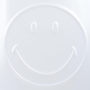 Juego De Maletas Pc Smiley Originals Smiley Originals Blanco-Negro