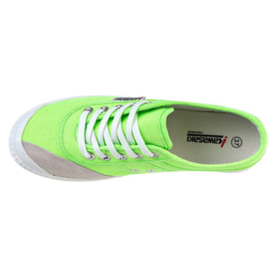 Zapatillas Sneaker para Hombre - KAWASAKI Original Neon Canvas Shoe K202428 3002 Green Gecko