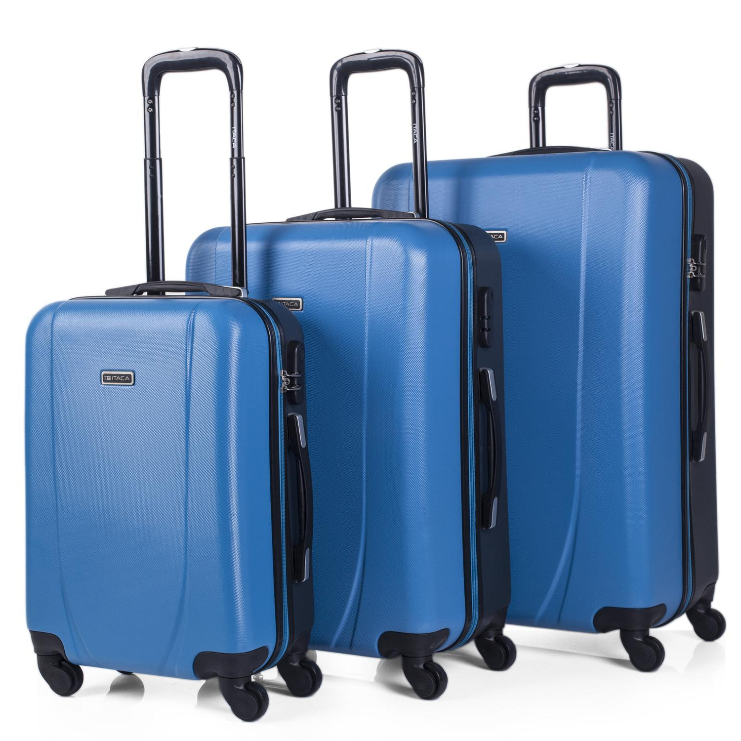 Maleta Itaca Tiber Set De 3 Unidades Azul-Antracita