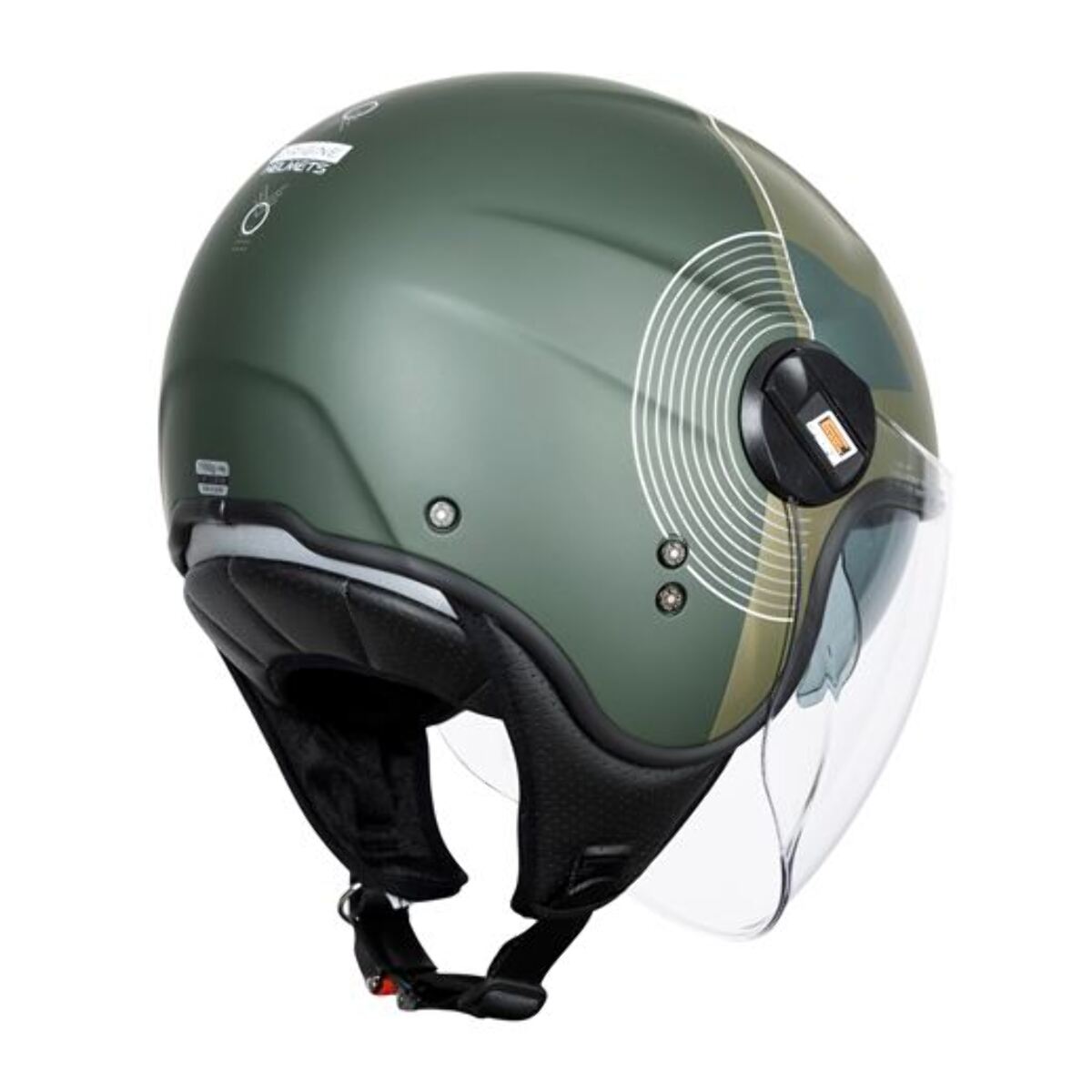 CASCO ORIGINE ALPHA UPNDOWN GREEN MATT (ECE22.06)