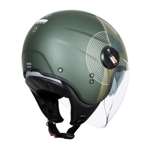 CASCO ORIGINE ALPHA UPNDOWN GREEN MATT (ECE22.06)
