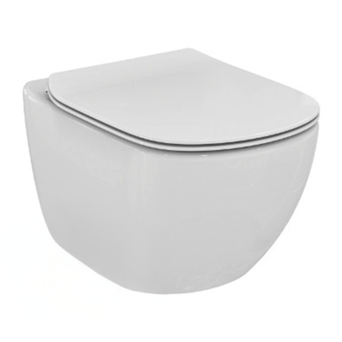 Pack WC Bati-support Geberit extra-plat UP720 + WC Ideal Standard Tesi Aquablade + Abattant softclose + Plaque Blanc/Chrome