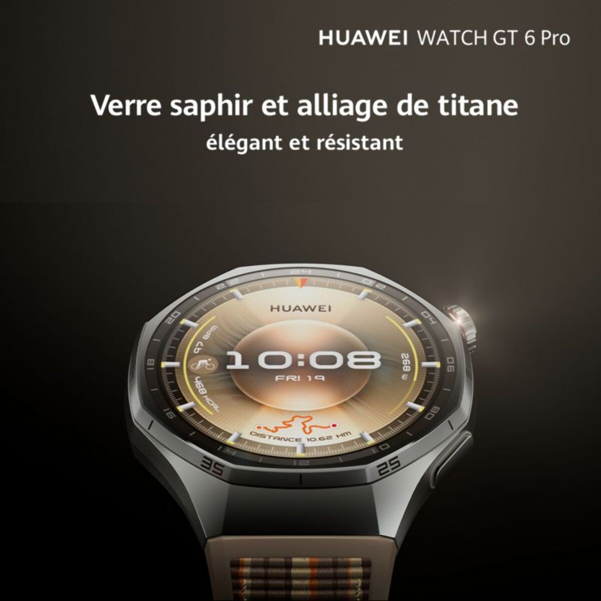 Montre connectée HUAWEI Pack Watch GT6 Pro 46mm Noir+FreeBuds6I Blanc