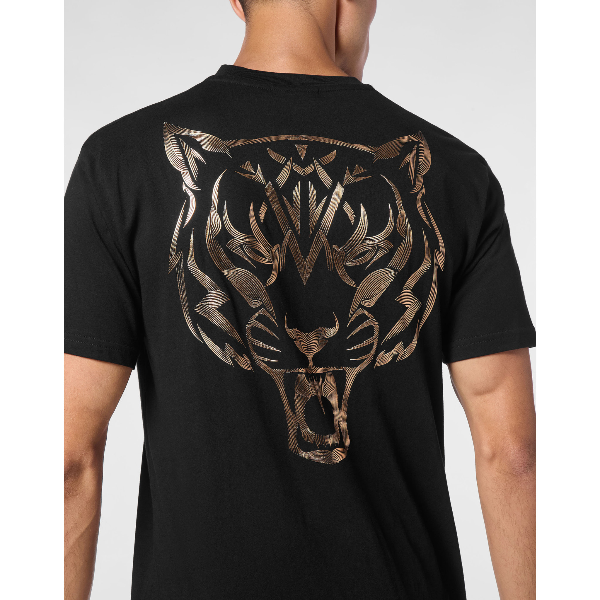 PLEIN SPORT Camiseta Cuello Redondo TIGER