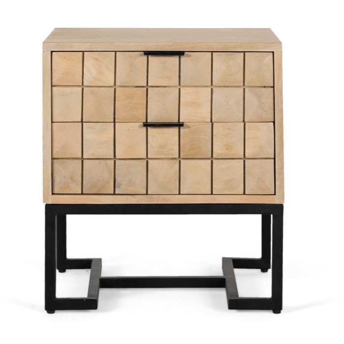 Mesita de noche - banco a los pies de la cama 50x45x40