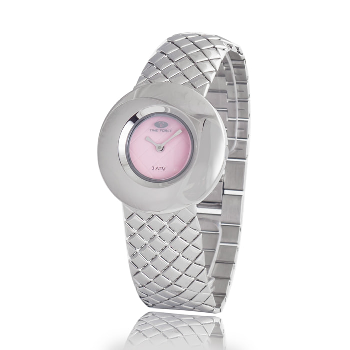 Reloj Time Force TF2650L-04M-1 Mujer Analogico Cuarzo con Correa de Acero