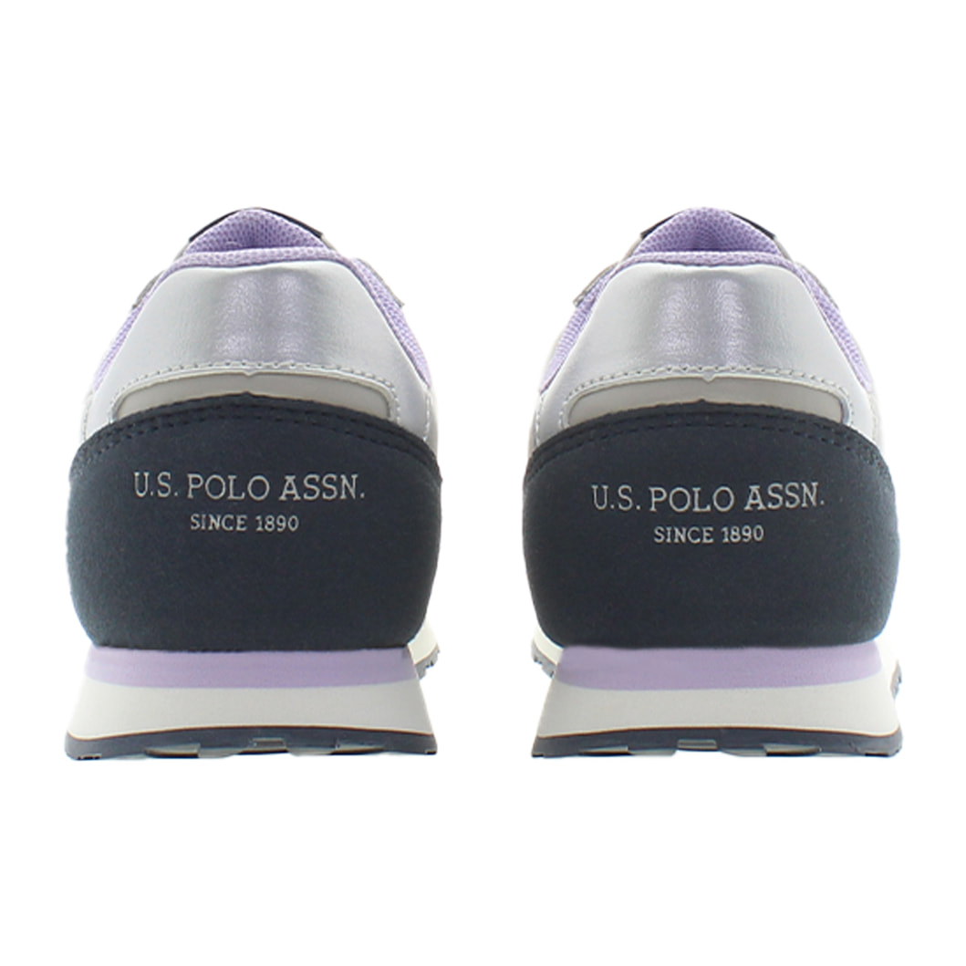 Sneakers U.S. Polo Assn. Argento-blu scuro