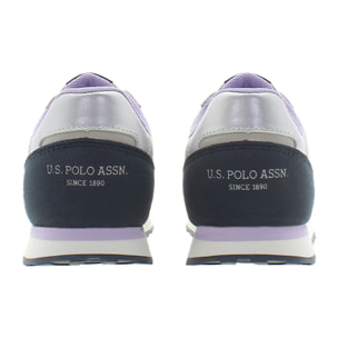 Sneakers U.S. Polo Assn. Argento-blu scuro