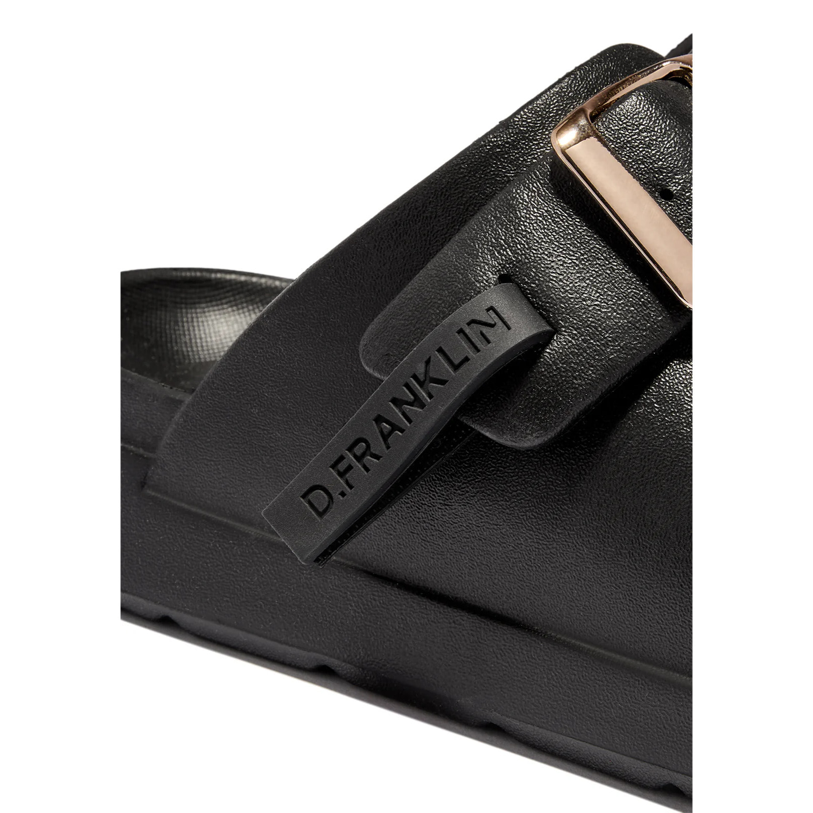 Sandalias Abiertas de Mujer Hebilla Ajustable Vibe Negro