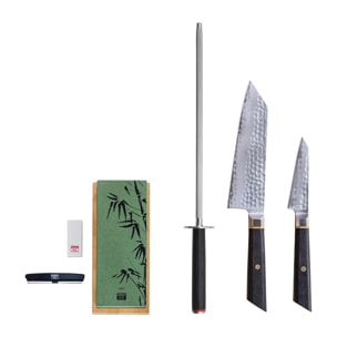 Set Básico de Cuchillos (4 piezas) - Colección Bunka San-Mai