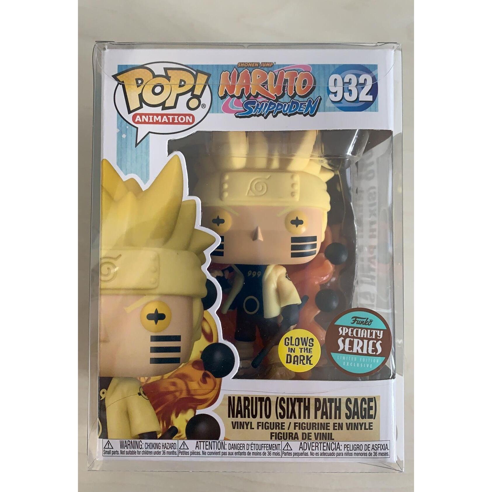 Naruto Shippuden Pop! Animation Figure Naruto Six Path Sage (Glow) 9 Cm Funko