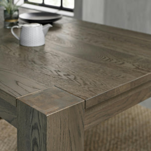 Table de repas en chêne fumé 180 cm ALLEN