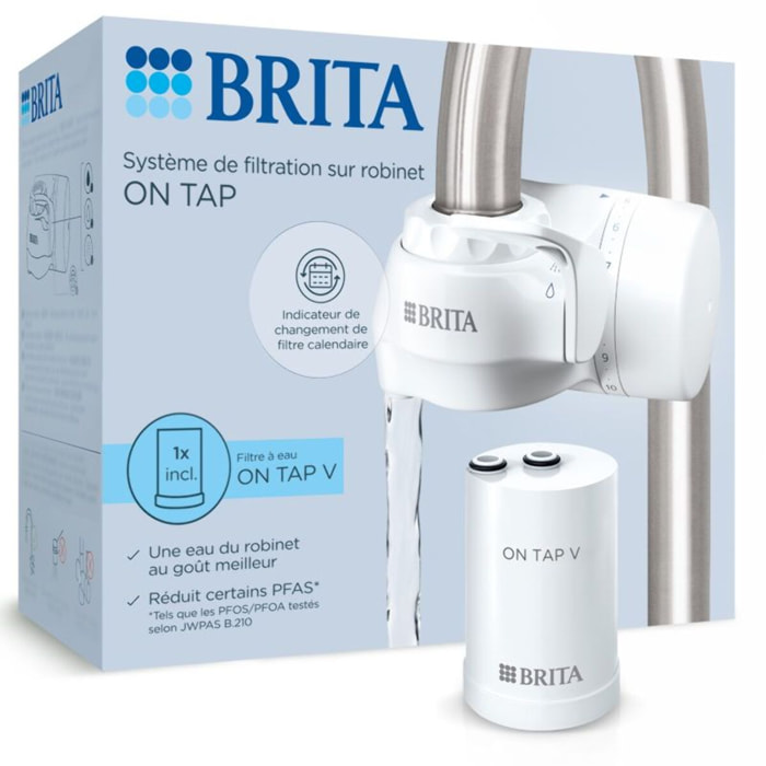 Filtre à eau BRITA Système On Tap V + 1 cartouche On Tap V