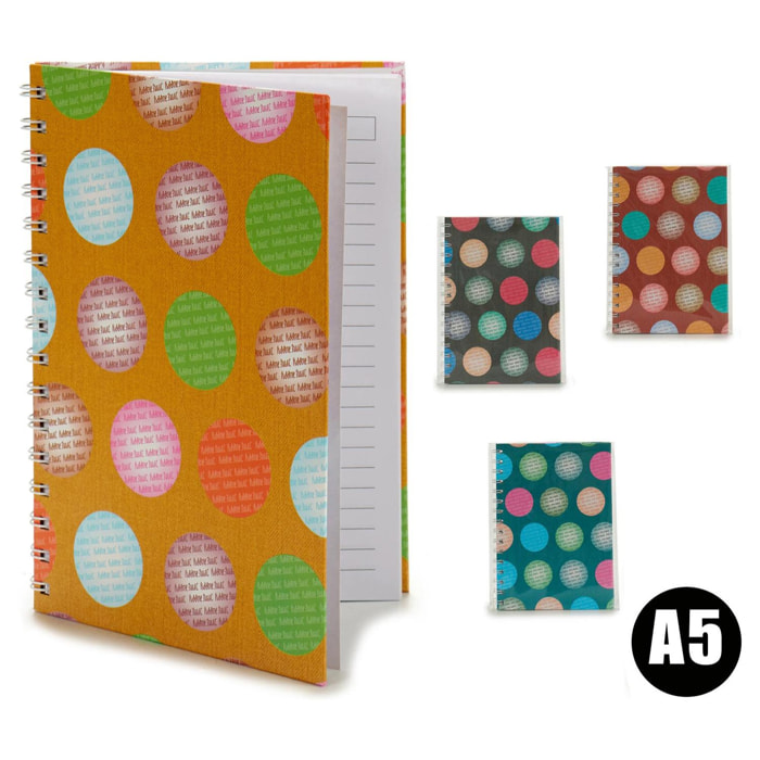 PACK 4 CUADERNOS TAPA DURA A5 CIRCULOS SURT 4