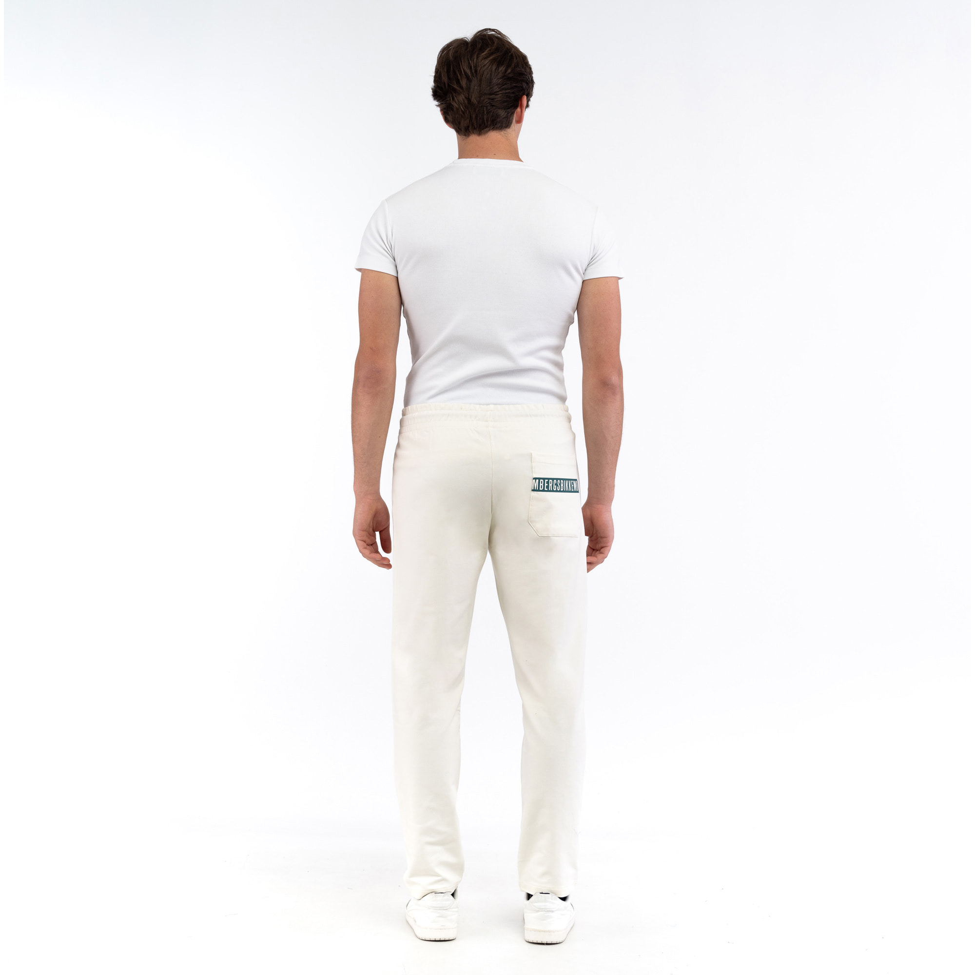 BIKKEMBERGS pantalone uomo marshmallow