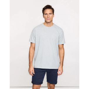 Camiseta Líneas Finas Azul Celeste - Malak