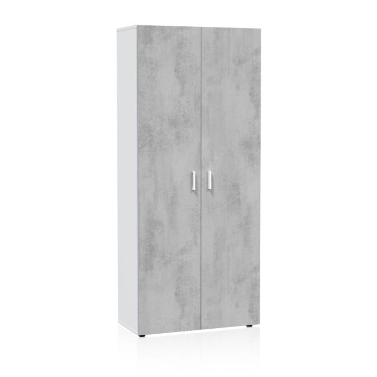 Armario Multi Useful 80 2 Puertas Blanco - Cemento