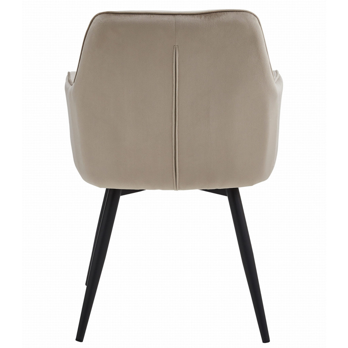 Poltrona girevole Jork 360 in velluto beige scuro