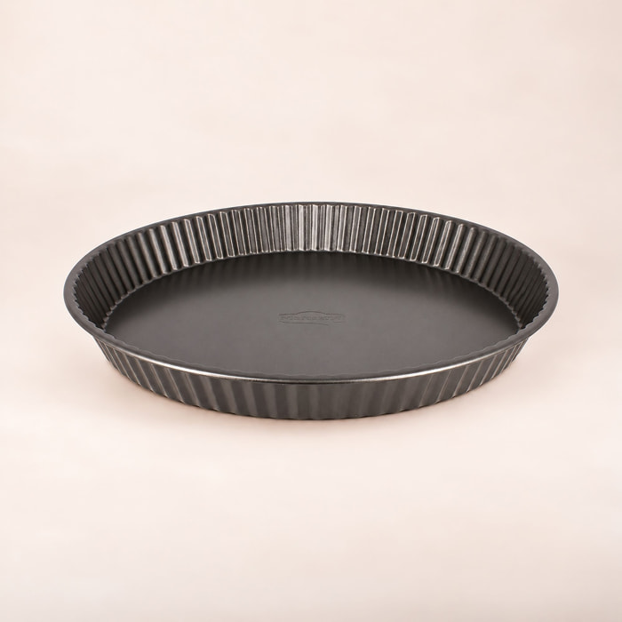 Moule à tarte en acier carbone 28cm AMANDINE